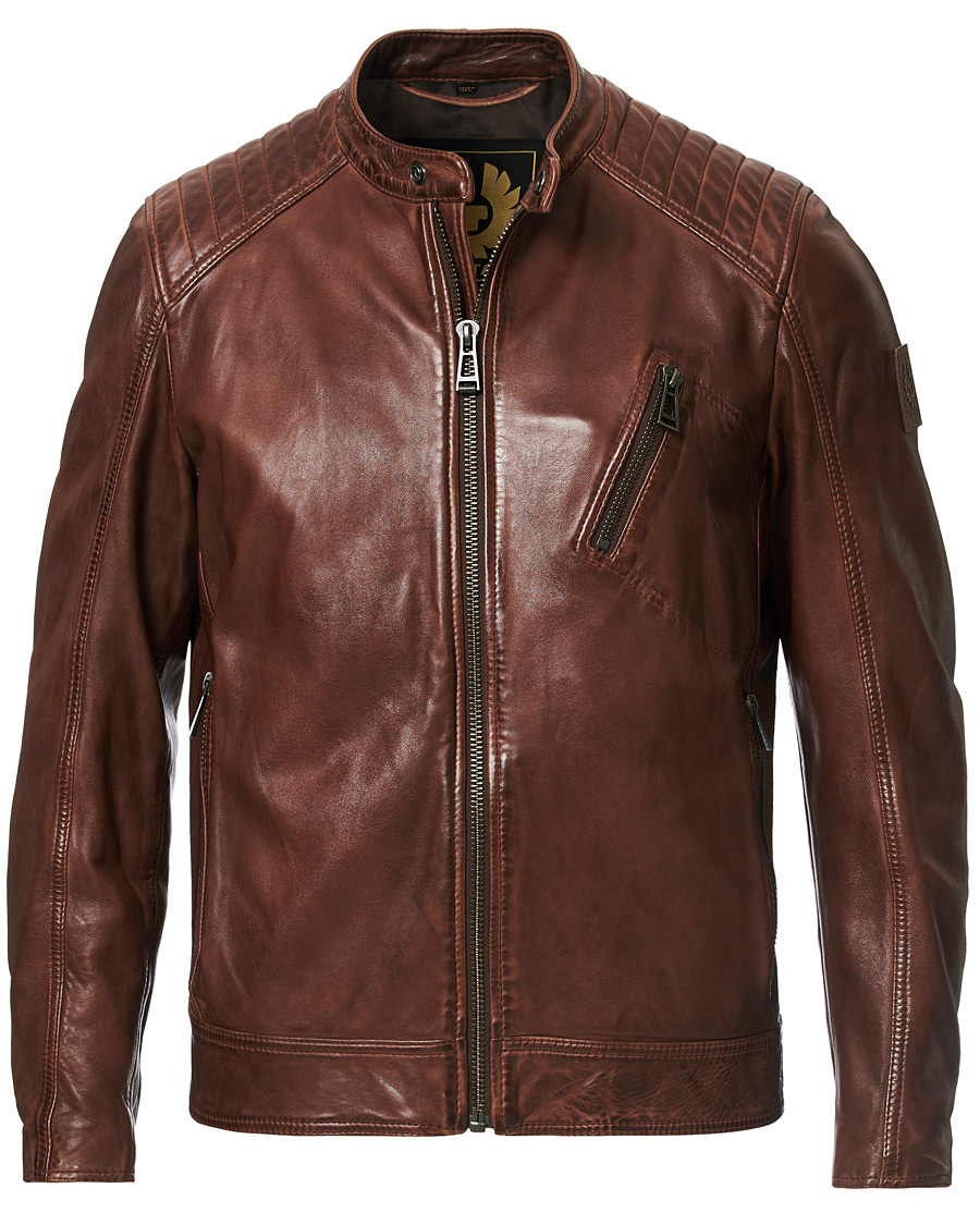 Mies | Takit | Belstaff | V Racer 2.0 Leather Jacket Light Brown