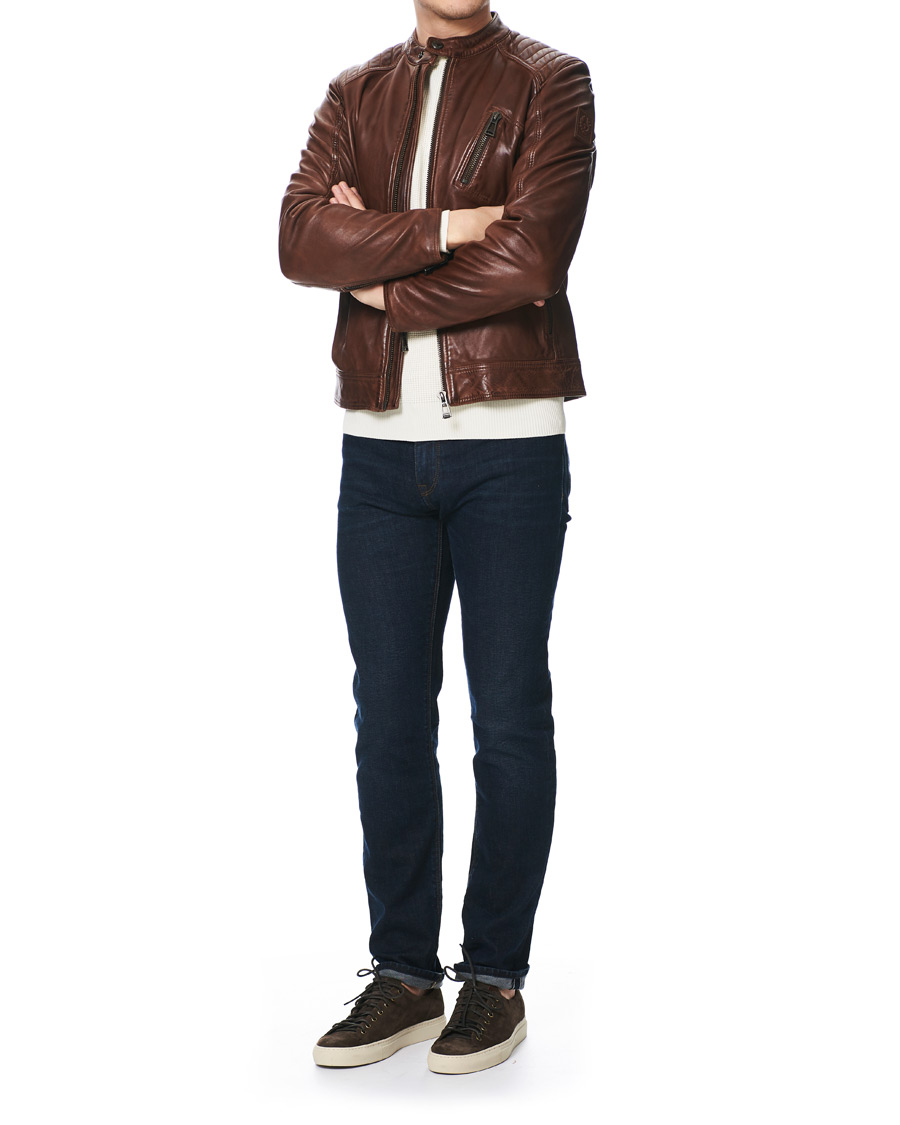 Mies | Takit | Belstaff | V Racer 2.0 Leather Jacket Light Brown