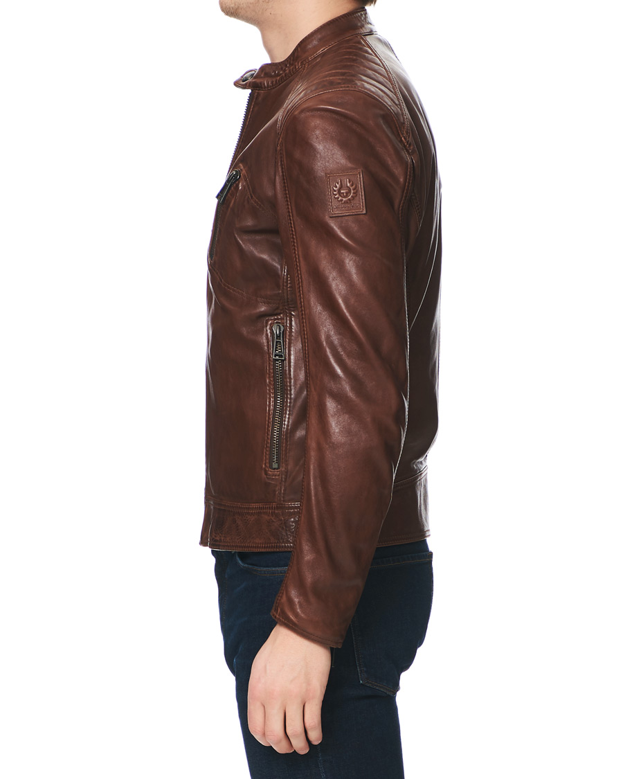 Mies | Takit | Belstaff | V Racer 2.0 Leather Jacket Light Brown
