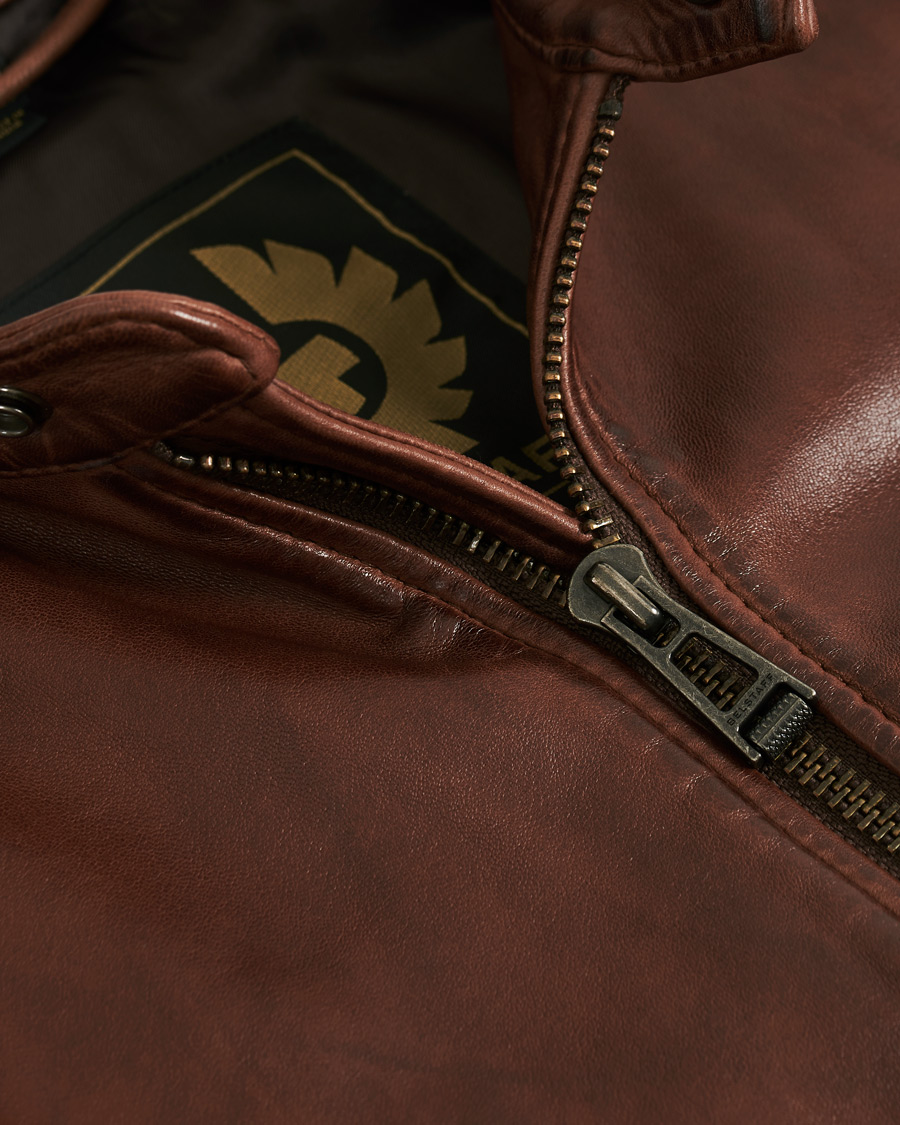 Mies | Takit | Belstaff | V Racer 2.0 Leather Jacket Light Brown