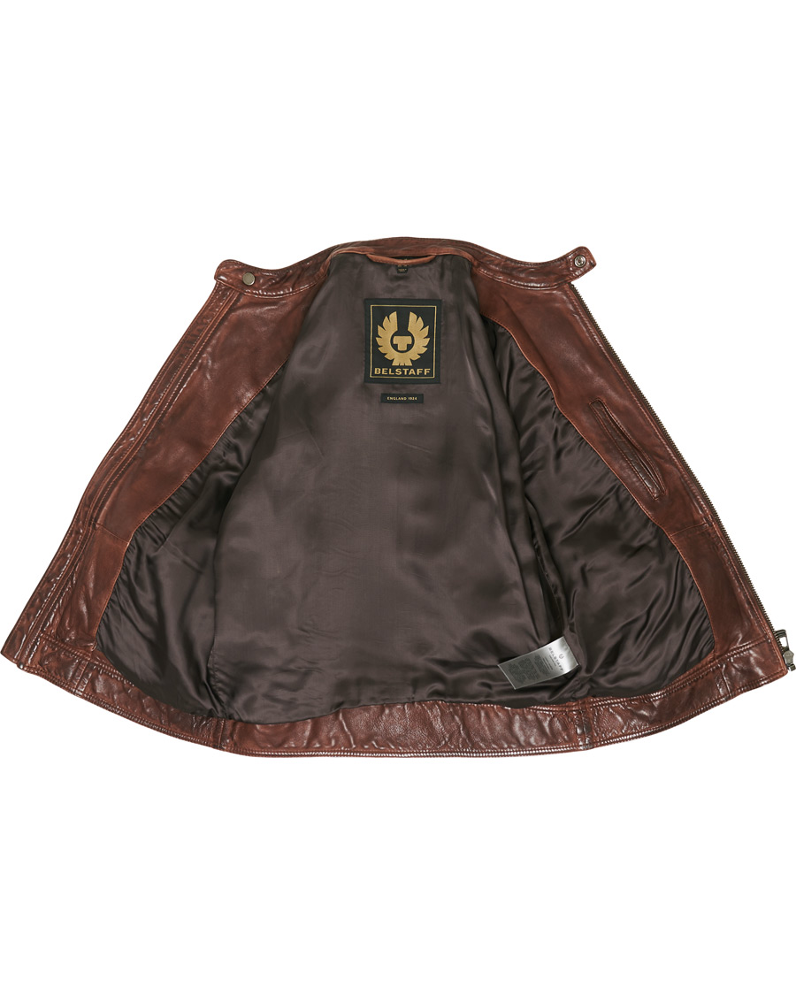 Mies | Takit | Belstaff | V Racer 2.0 Leather Jacket Light Brown