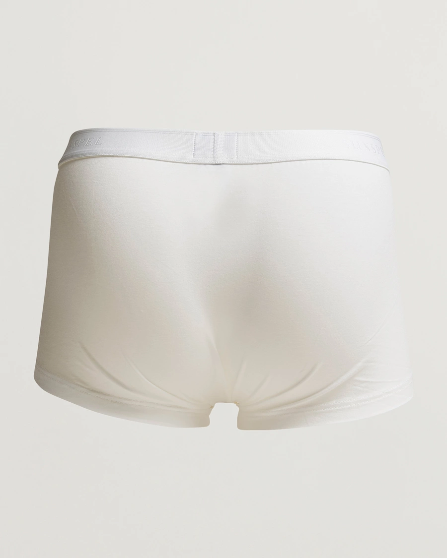 Mies | Alusvaatteet | Sunspel | 2-Pack Cotton Stretch Trunk White
