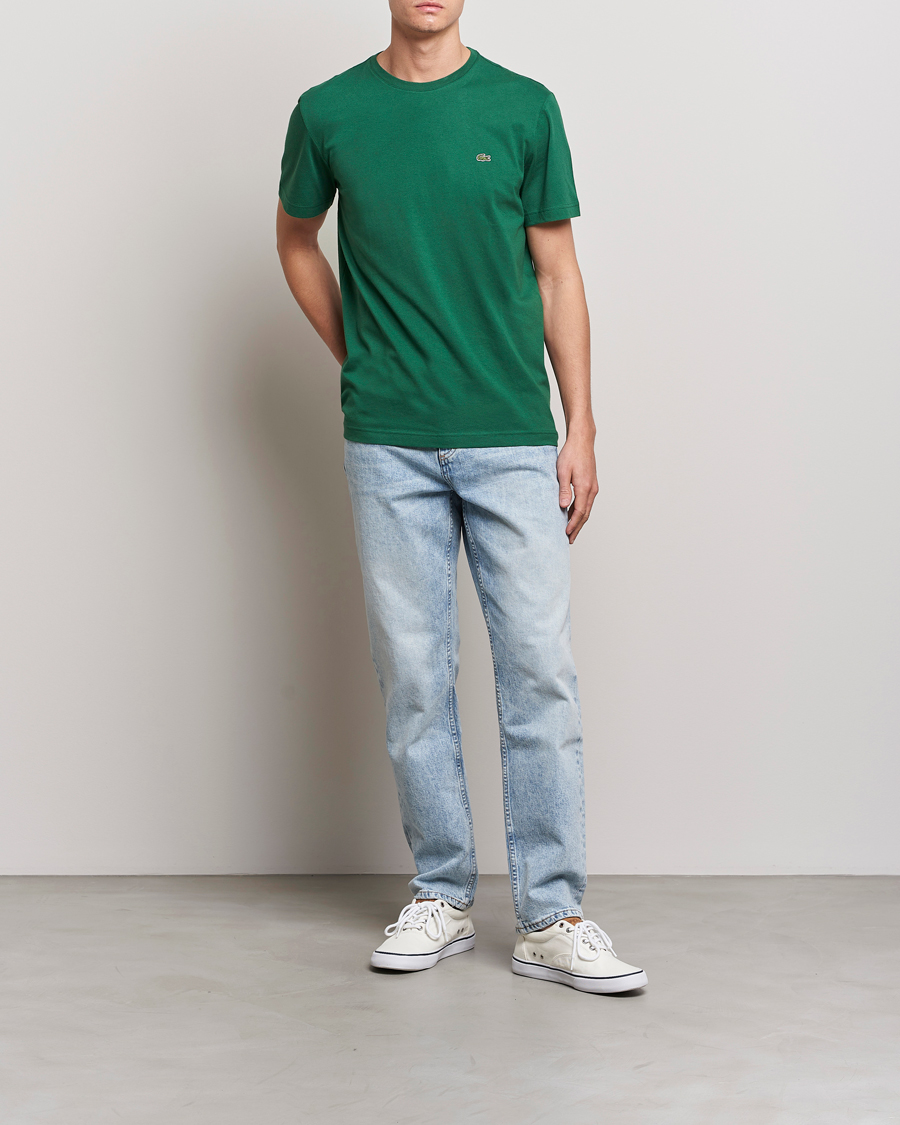 Mies | T-paidat | Lacoste | Crew Neck T-Shirt Green