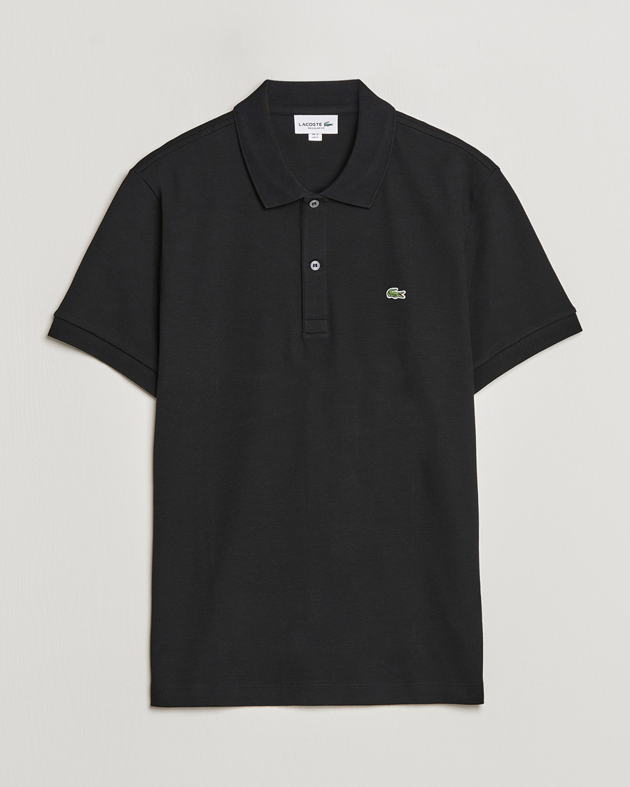 Mies | Pikeet | Lacoste | Pima Interlock Piké Black