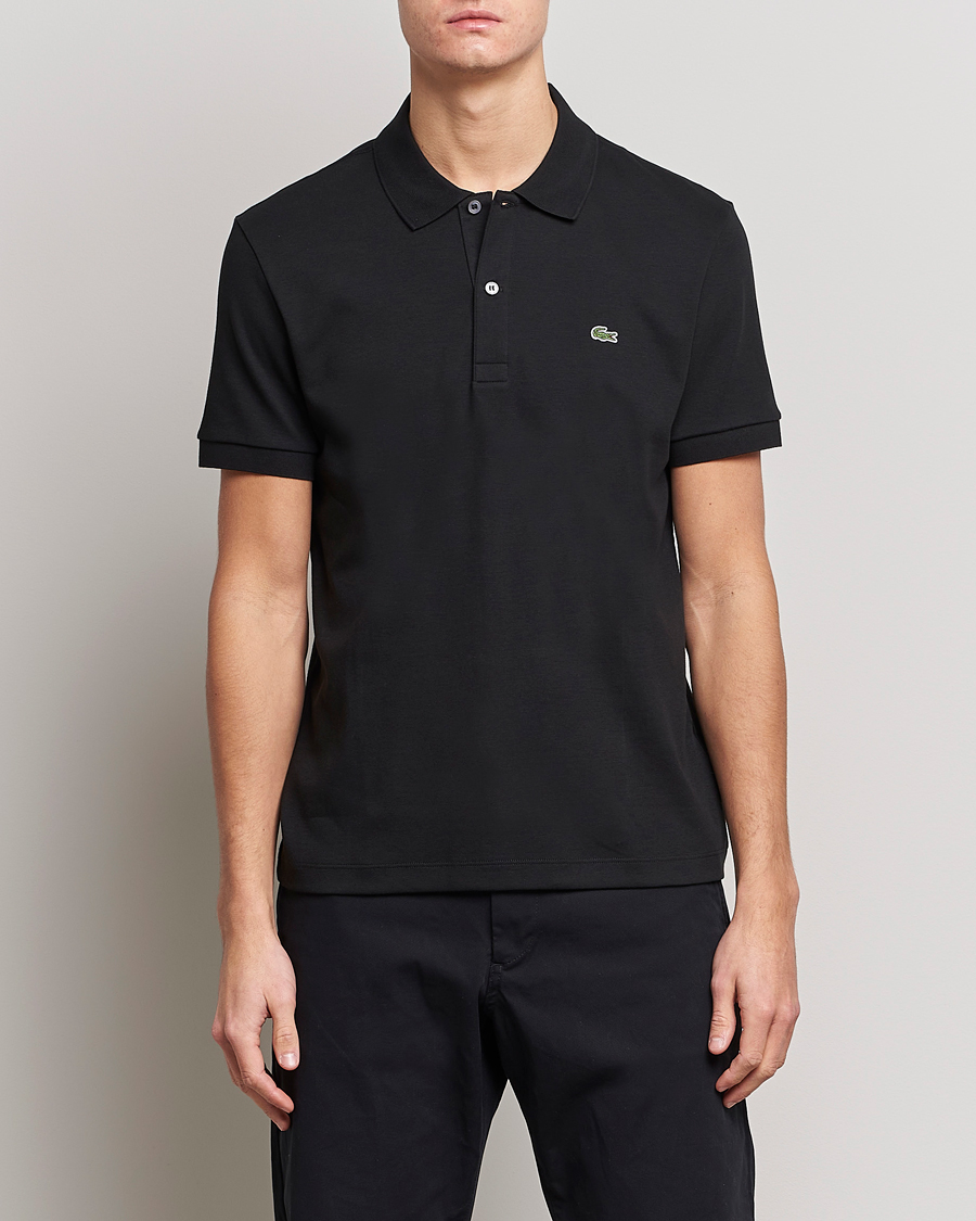 Mies | Pikeet | Lacoste | Pima Interlock Piké Black