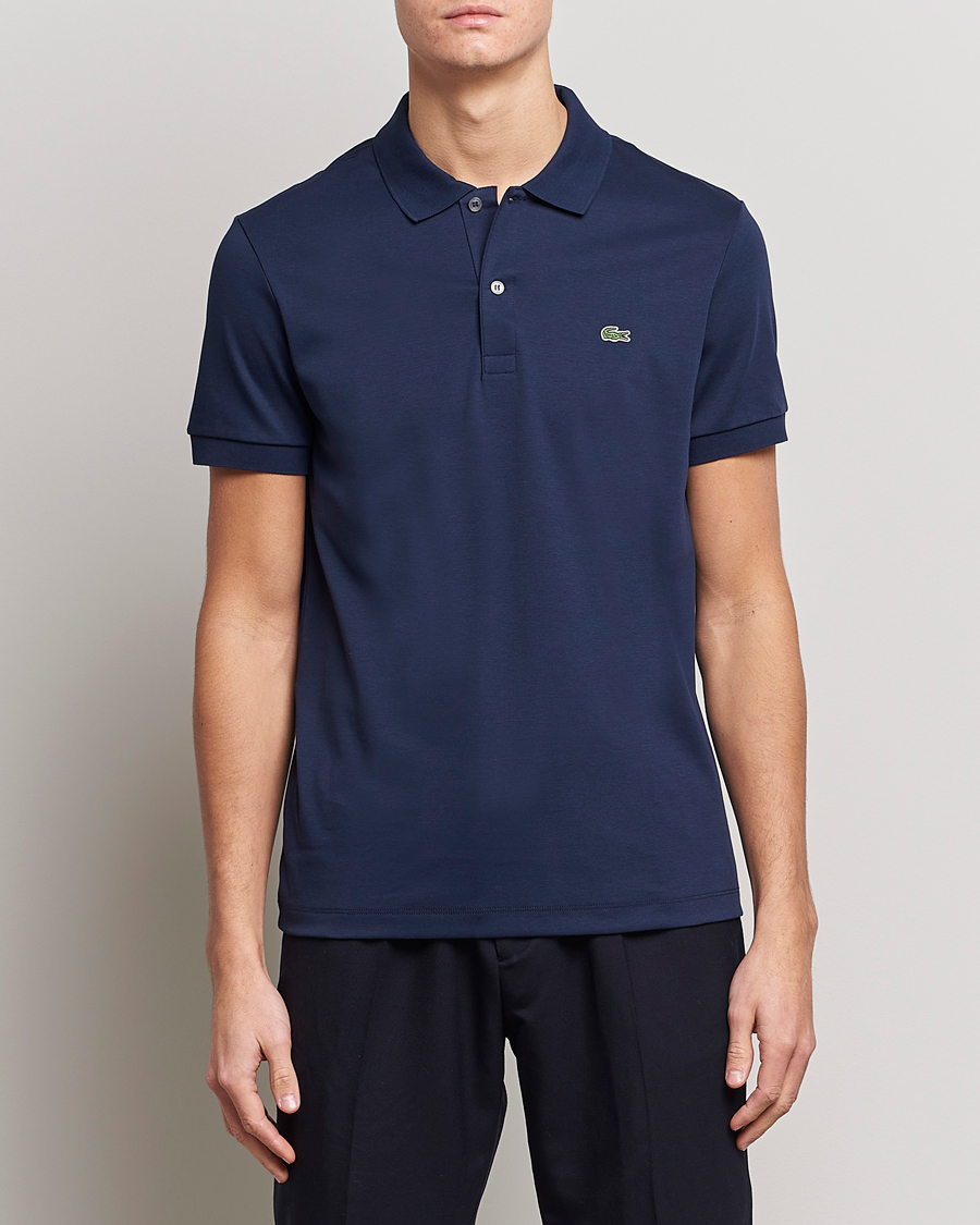 Mies | Pikeet | Lacoste | Pima Interlock Piké Navy