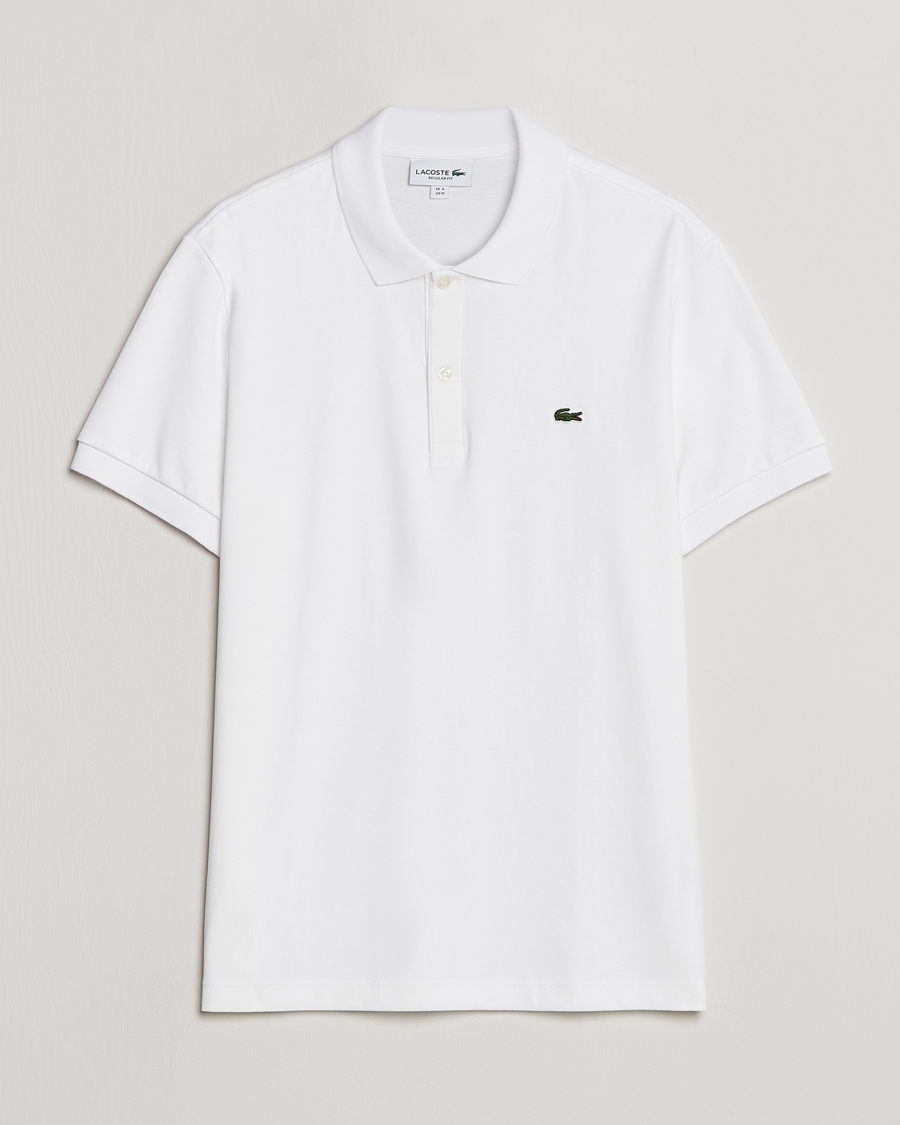 Mies | Pikeet | Lacoste | Pima Interlock Piké White