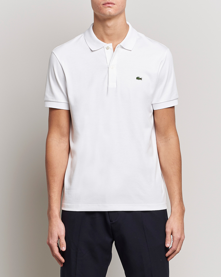 Mies | Pikeet | Lacoste | Pima Interlock Piké White