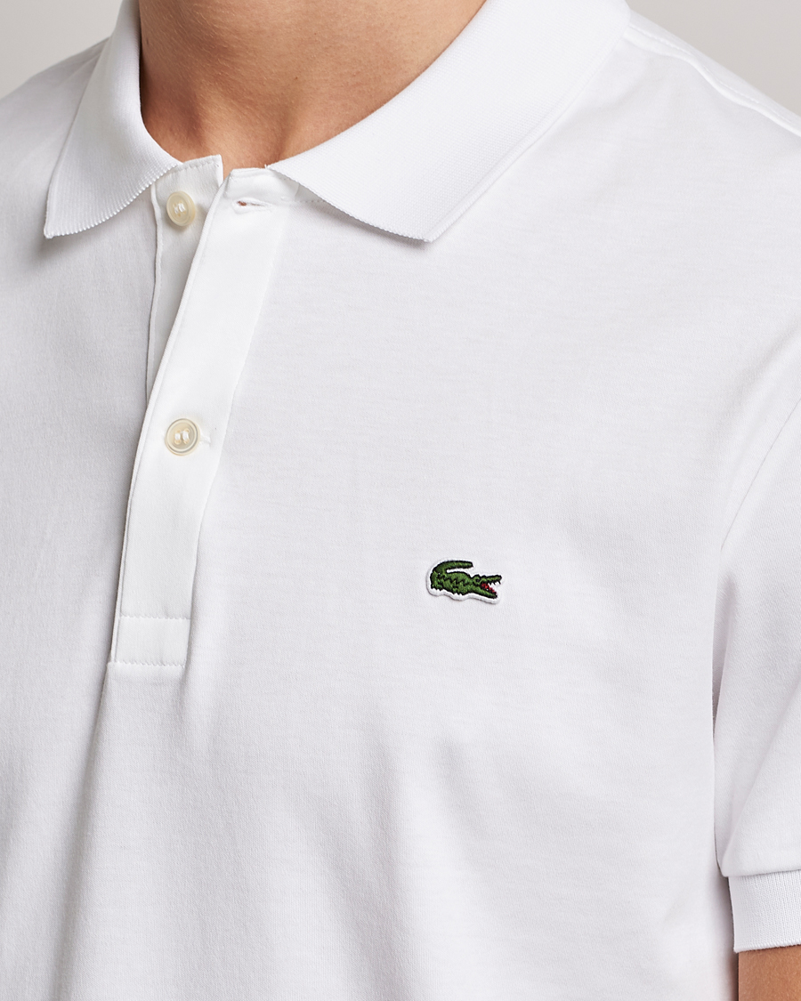 Mies | Pikeet | Lacoste | Pima Interlock Piké White