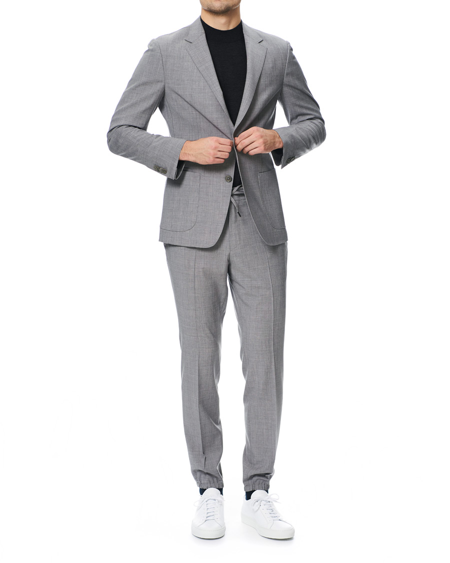 Mies | Puvut | Z Zegna | Techmerino Washable Wool Suit Light Grey