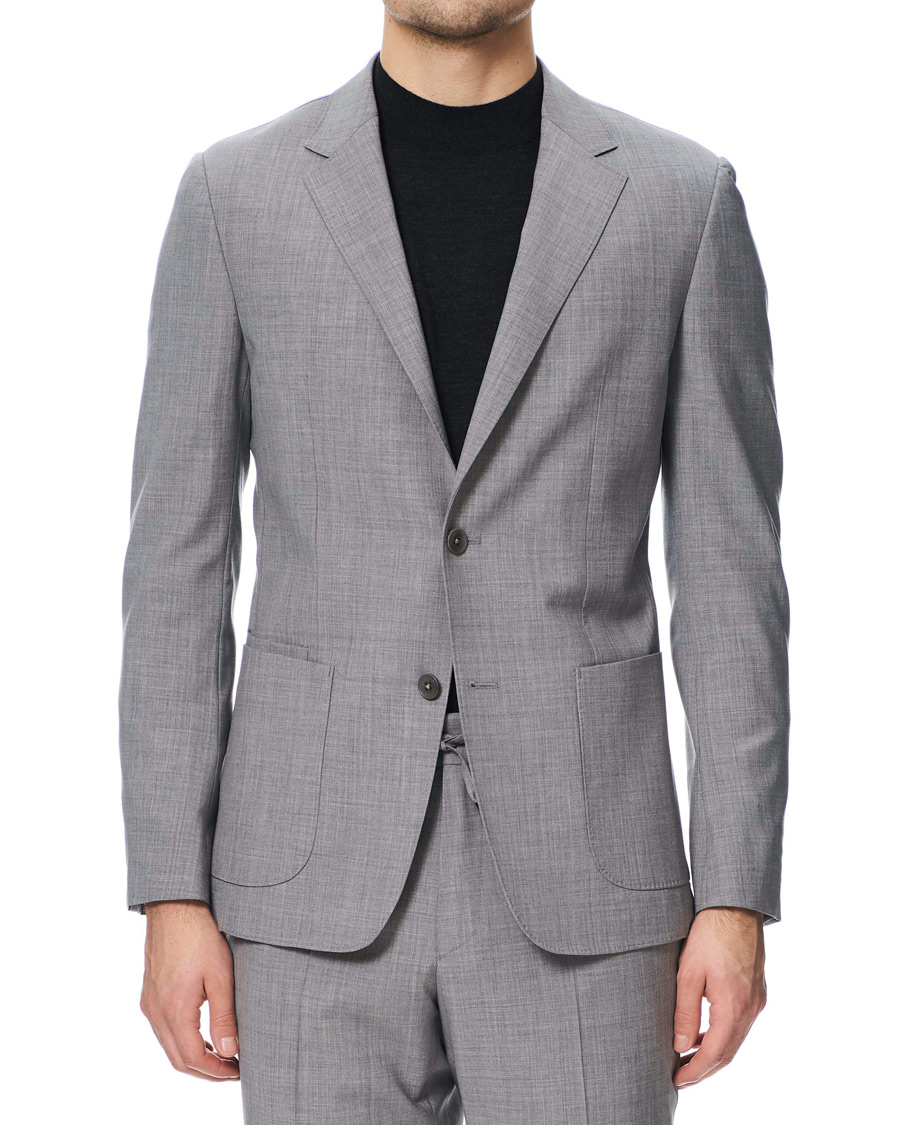 Mies | Puvut | Z Zegna | Techmerino Washable Wool Suit Light Grey
