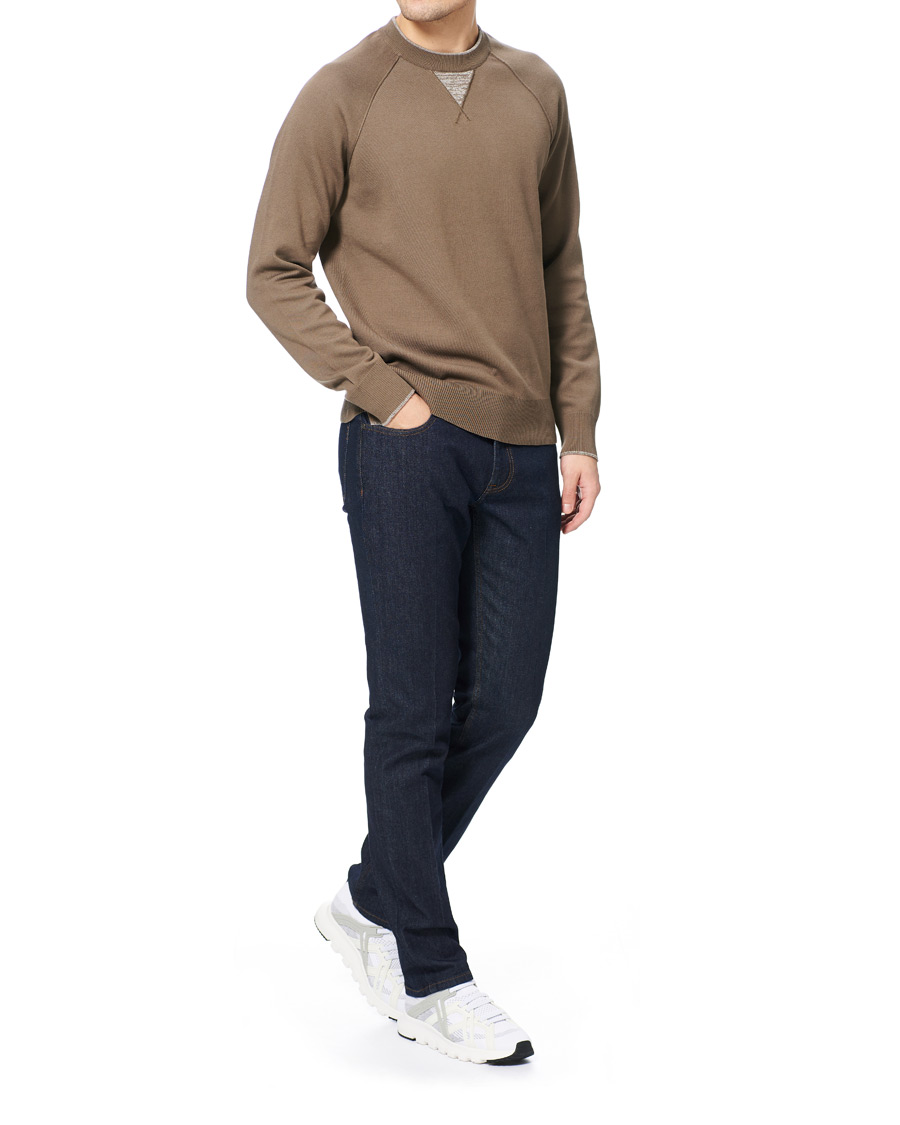 Mies | Z Zegna Techmerino Sock Sneaker White | Z Zegna | Techmerino Sock Sneaker White