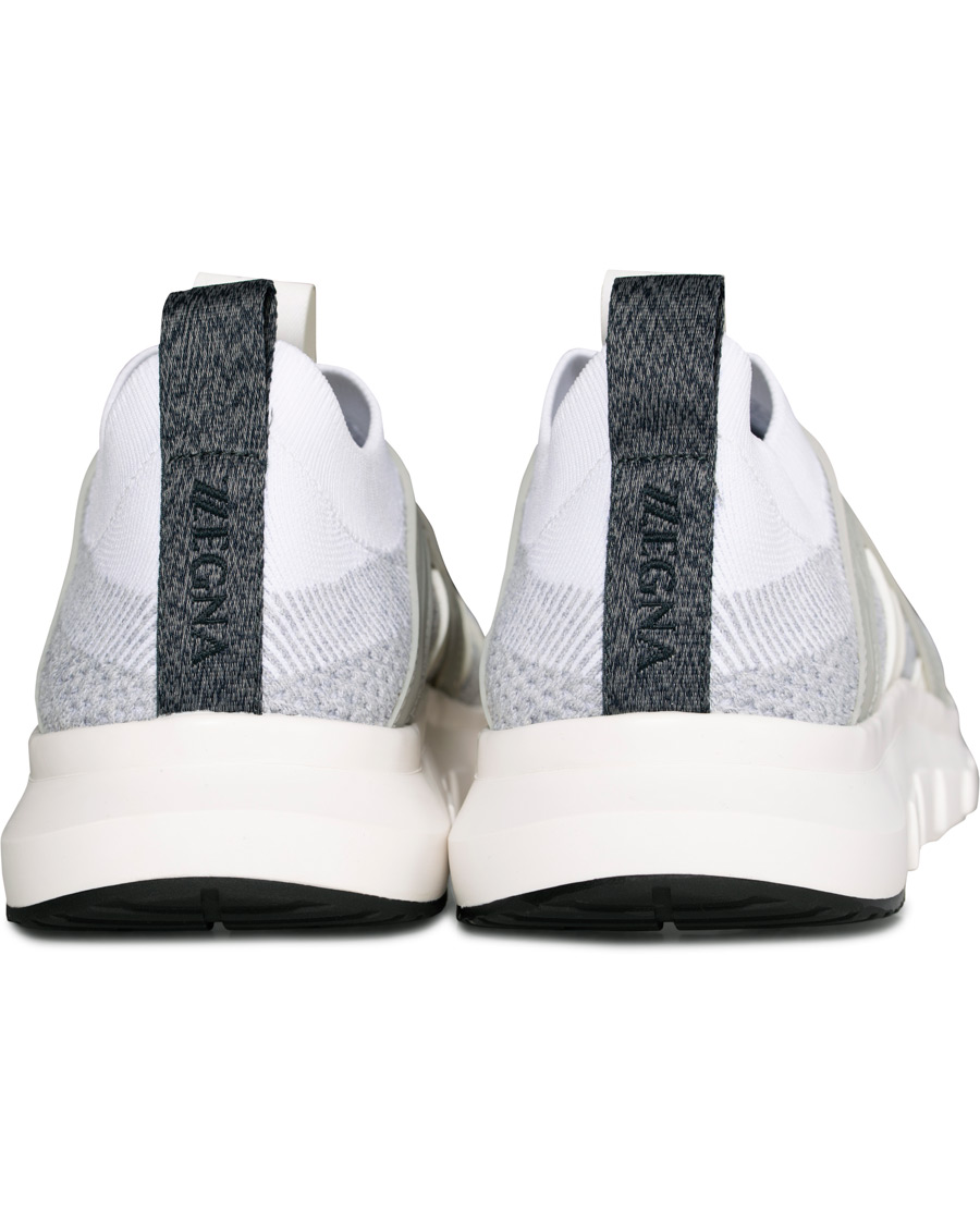 Mies | Z Zegna Techmerino Sock Sneaker White | Z Zegna | Techmerino Sock Sneaker White