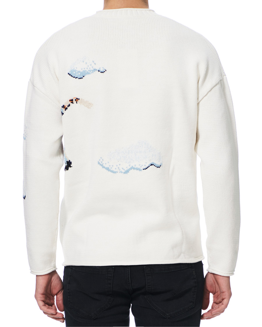 Mies | Puserot | KENZO | Tiger Cloud Crew Neck Jumper Ecru