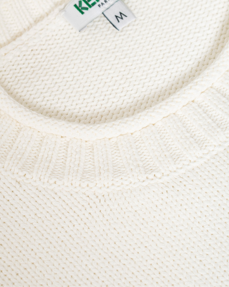 Mies | Puserot | KENZO | Tiger Cloud Crew Neck Jumper Ecru