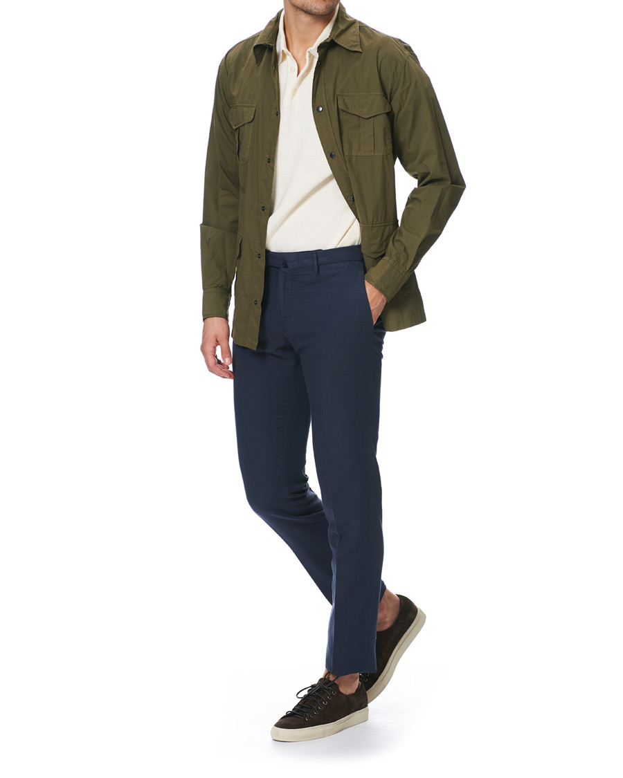 Mies | Housut | Incotex | Slim Fit Chinolino Trousers Navy