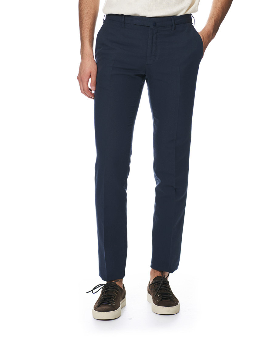 Mies | Housut | Incotex | Slim Fit Chinolino Trousers Navy