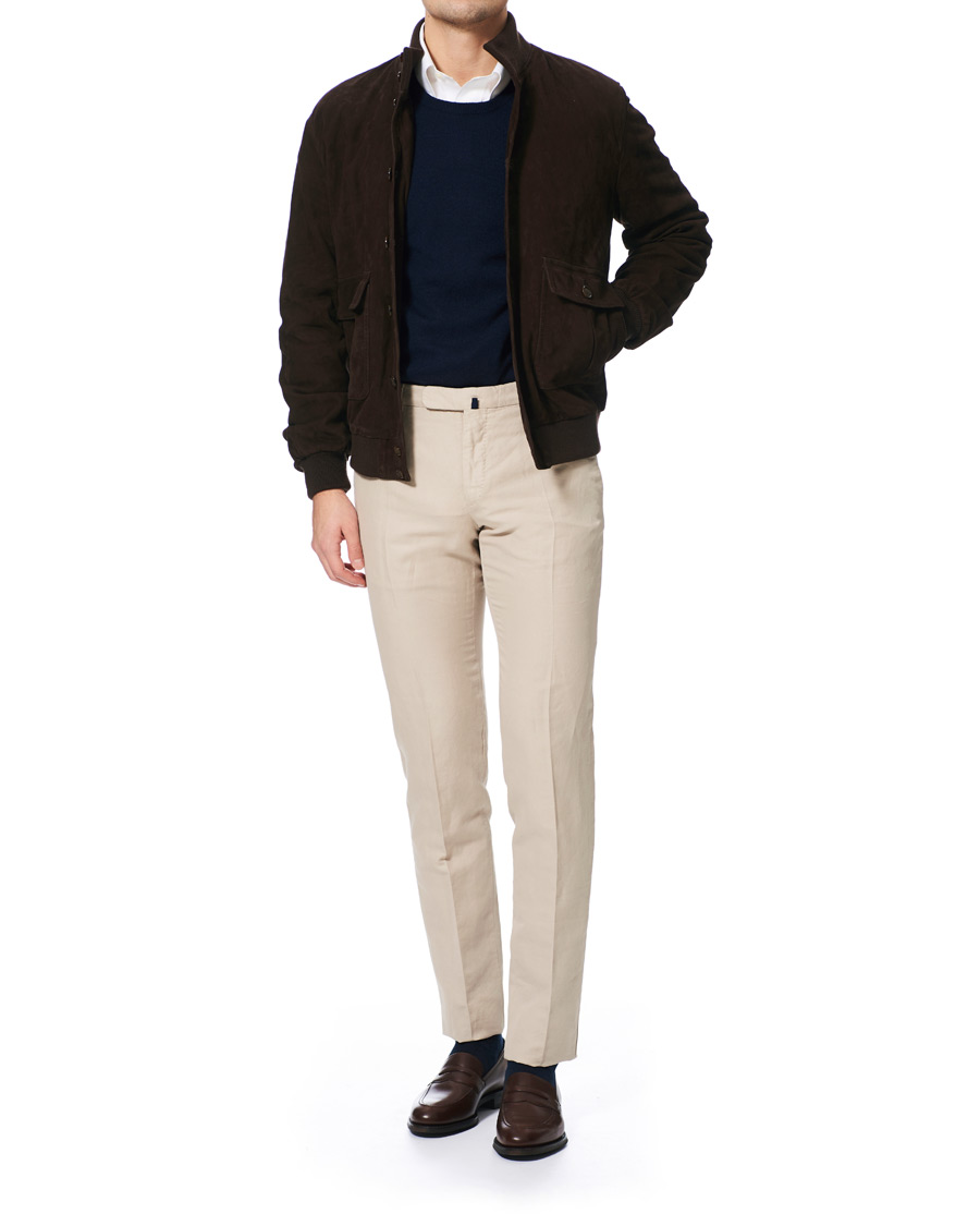 Mies | Housut | Incotex | Slim Fit Chinolino Trousers Beige