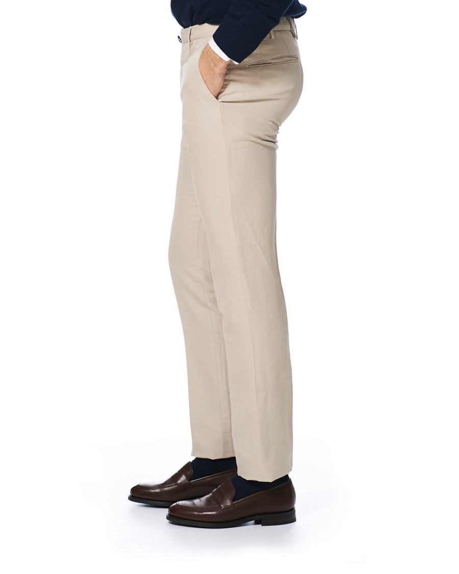 Mies | Housut | Incotex | Slim Fit Chinolino Trousers Beige