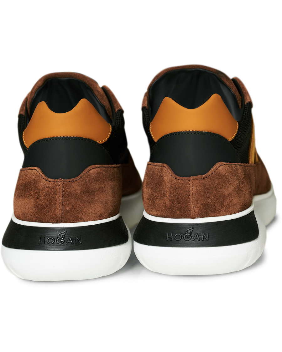 Mies | Hogan Icube Running Sneaker Brown/Rust Suede | Hogan | Icube Running Sneaker Brown/Rust Suede