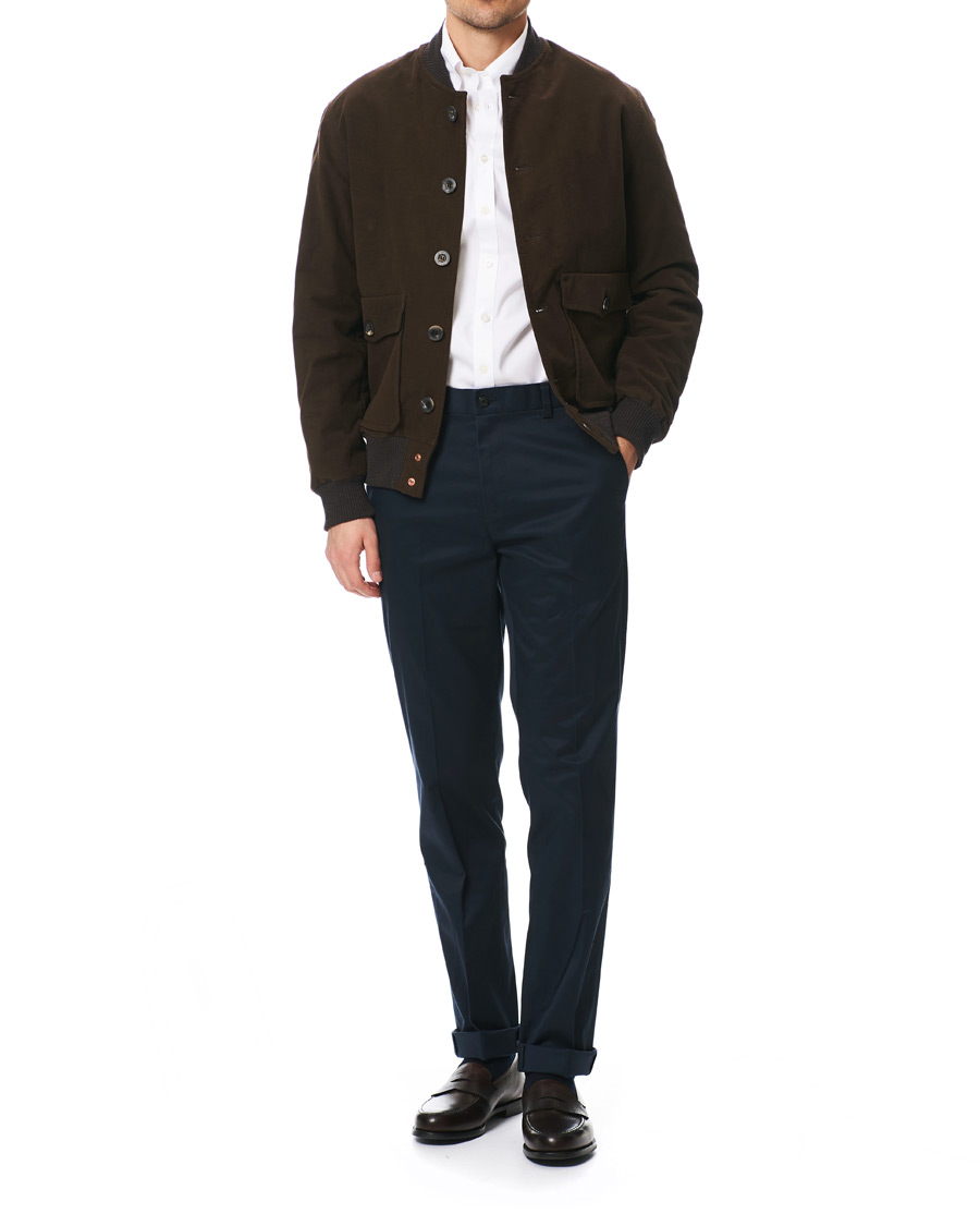 Mies | Housut | Brooks Brothers | Milano Stretch Chino Navy