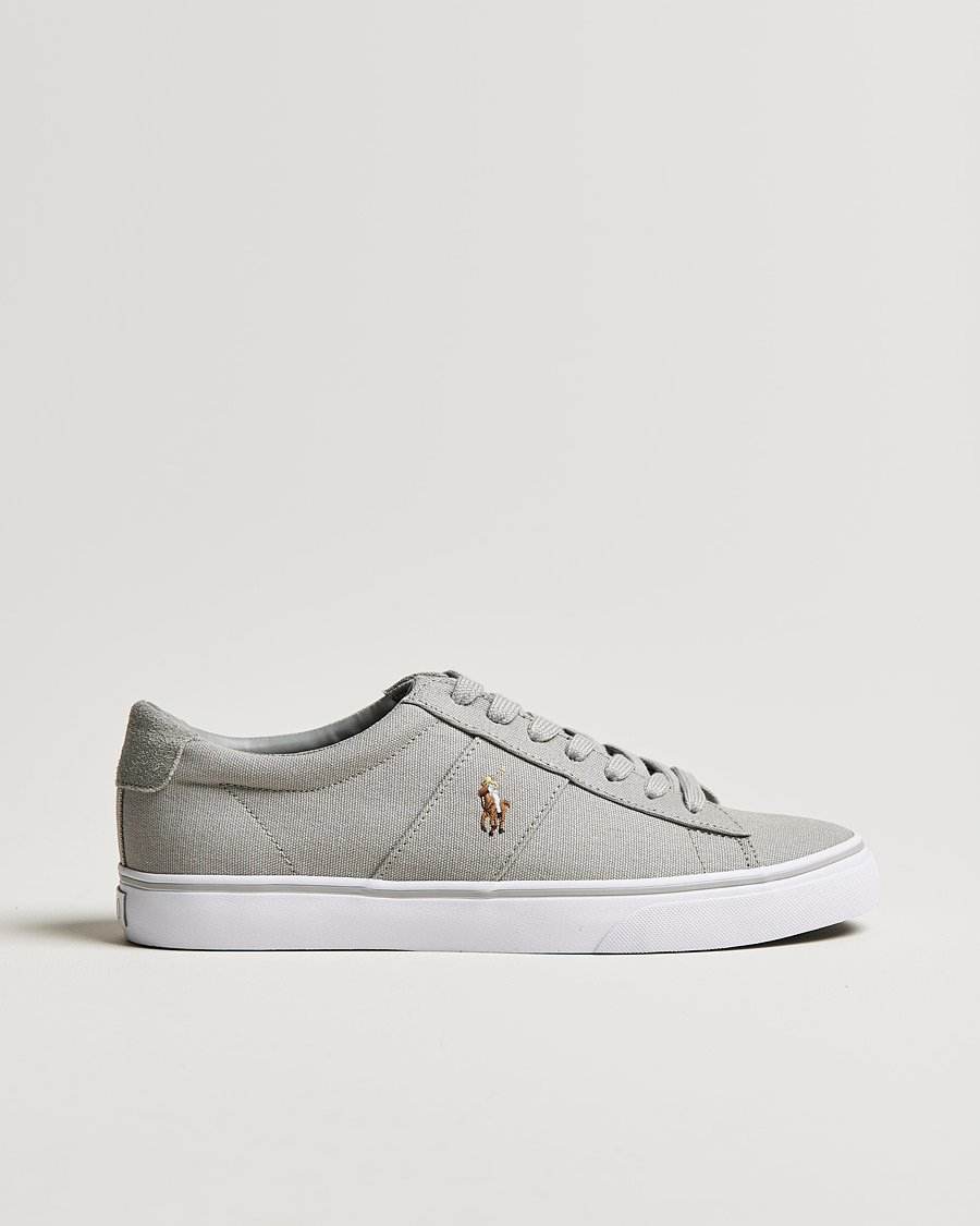 Mies | Polo Ralph Lauren Sayer Canvas Sneaker Soft Grey | Polo Ralph Lauren | Sayer Canvas Sneaker Soft Grey