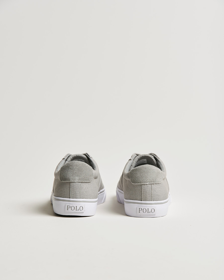 Mies | Polo Ralph Lauren Sayer Canvas Sneaker Soft Grey | Polo Ralph Lauren | Sayer Canvas Sneaker Soft Grey