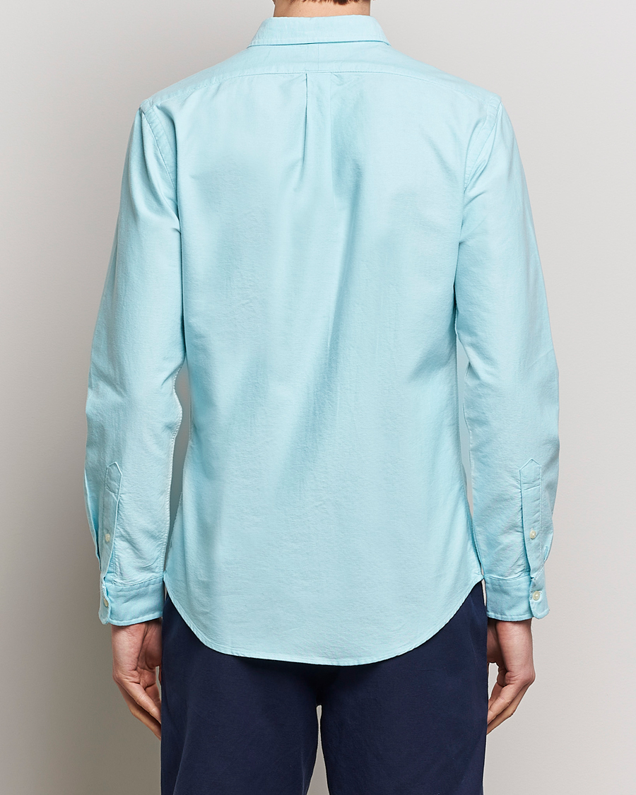 Mies | Kauluspaidat | Polo Ralph Lauren | Slim Fit Oxford Button Down Shirt Aegean Blue