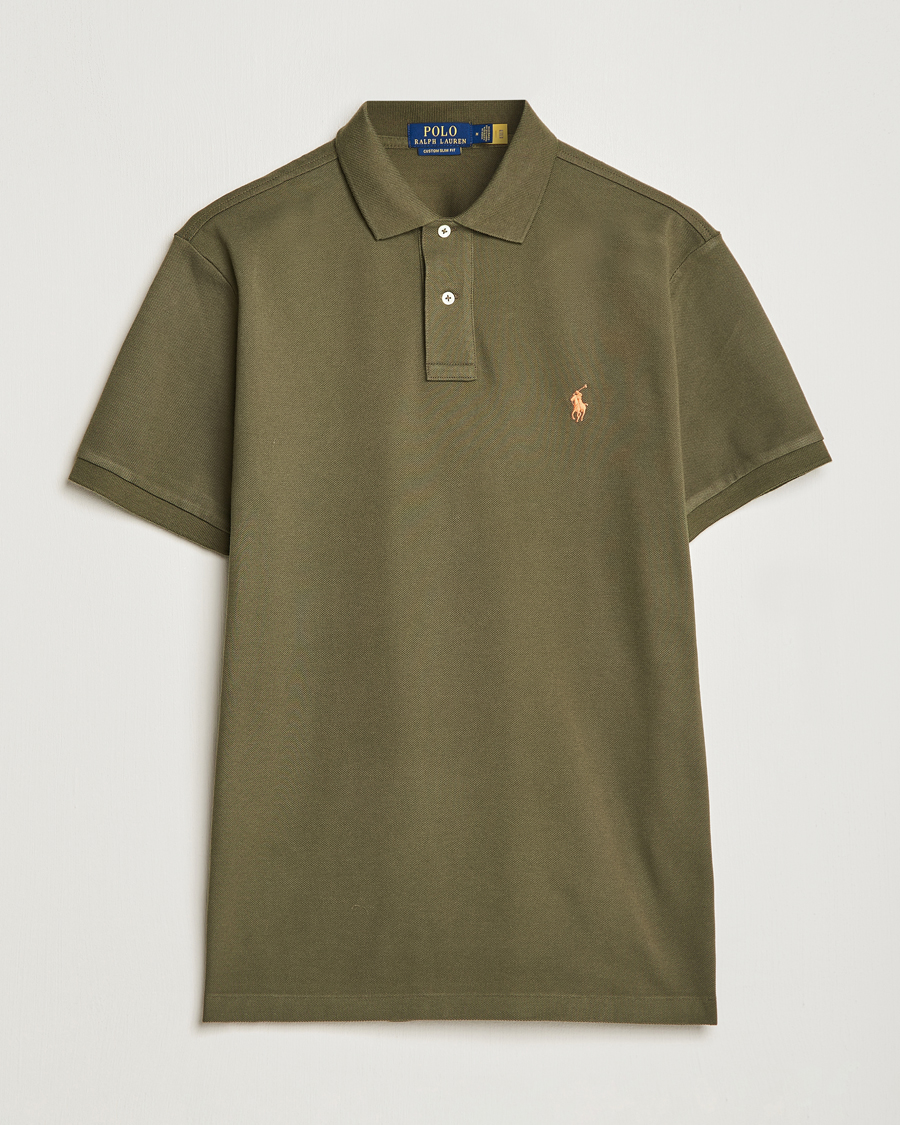 Mies | Pikeet | Polo Ralph Lauren | Custom Slim Fit Polo Canopy Olive