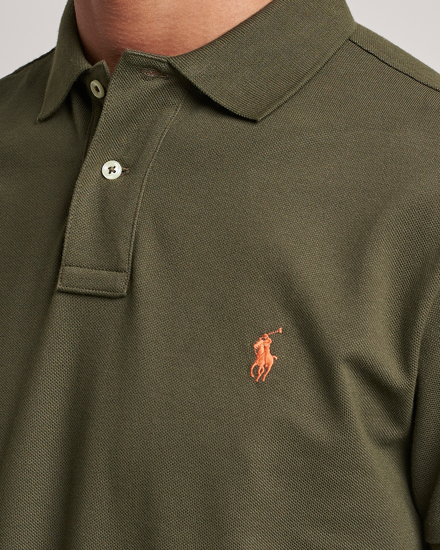 Mies | Pikeet | Polo Ralph Lauren | Custom Slim Fit Polo Canopy Olive