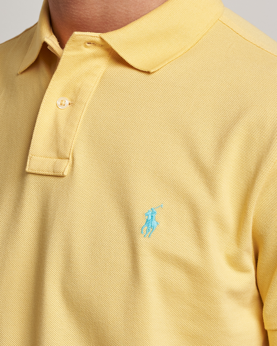 Mies | Pikeet | Polo Ralph Lauren | Custom Slim Fit Polo Corn Yellow