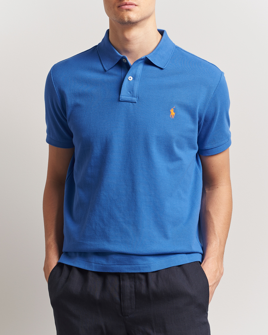Mies | Pikeet | Polo Ralph Lauren | Custom Slim Fit Polo New Iris Blue