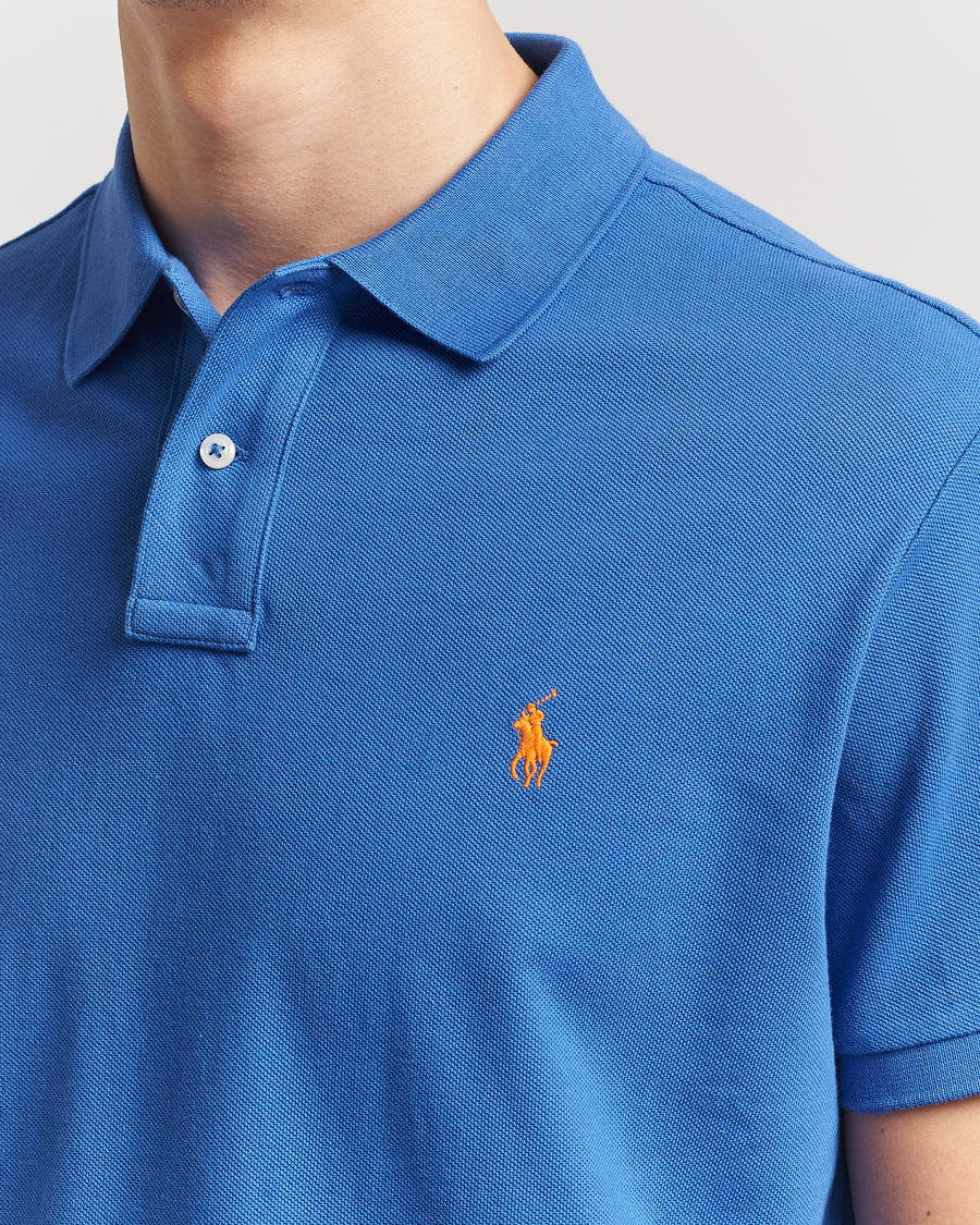 Mies | Pikeet | Polo Ralph Lauren | Custom Slim Fit Polo New Iris Blue