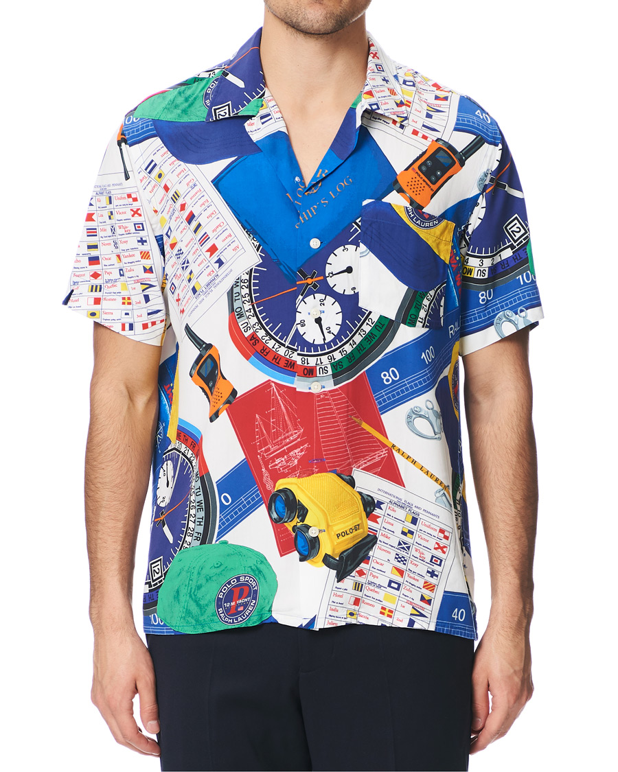 Mies | Kauluspaidat | Polo Ralph Lauren | Printed Short Sleeve Camp Collar Shirt Rayson