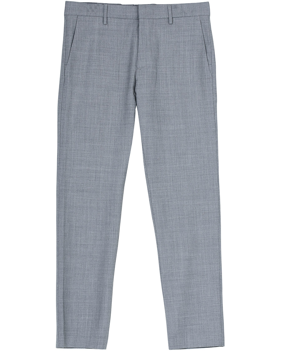 Mies | Housut | NN07 | Theo Wool Trousers Grey Melange
