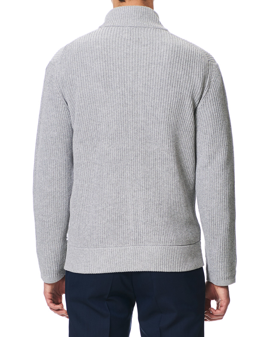 Mies | Puserot | NN07 | Piet Full Zip Medium Grey