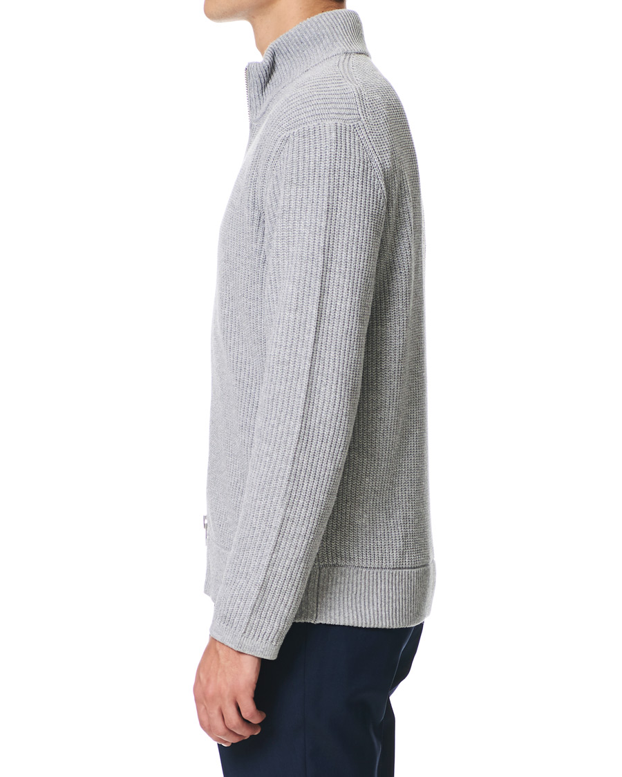 Mies | Puserot | NN07 | Piet Full Zip Medium Grey