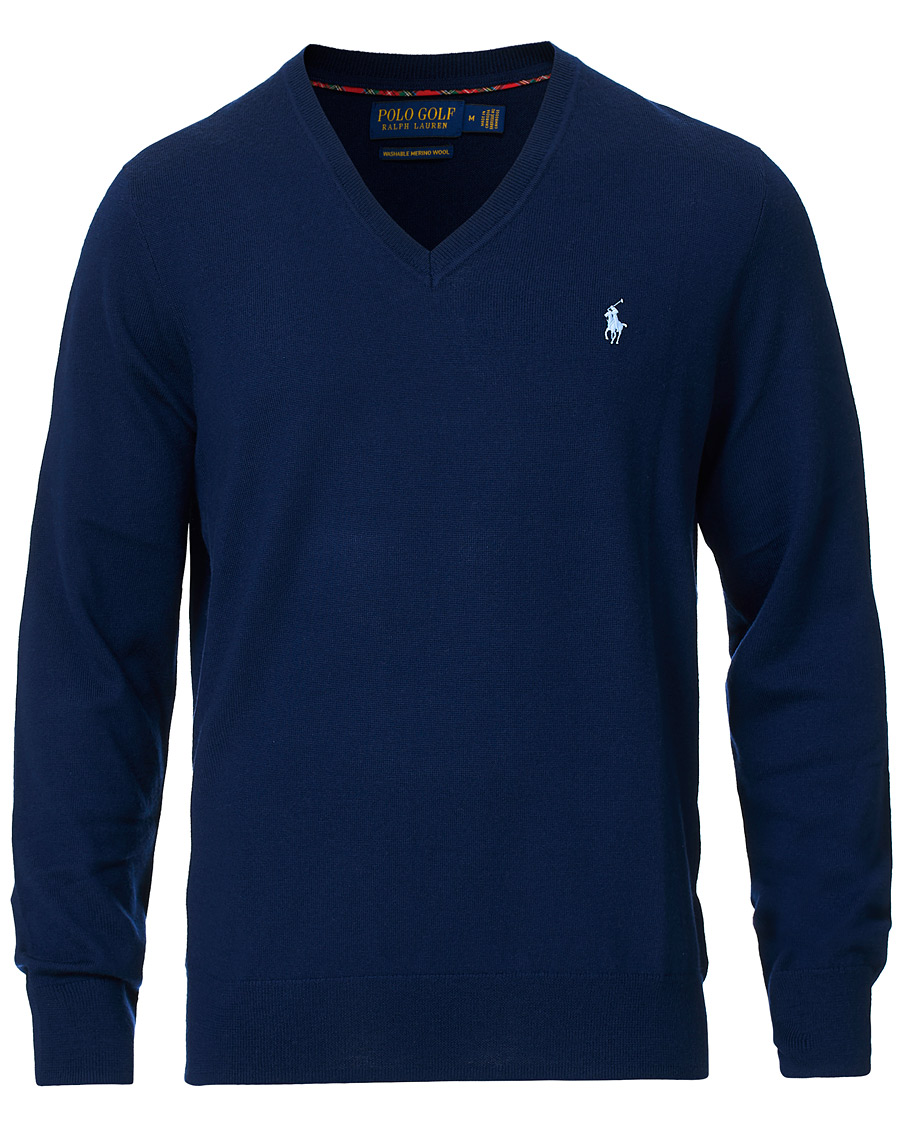 Mies | Puserot | Polo Ralph Lauren Golf | Merino Wool Sweater French Navy