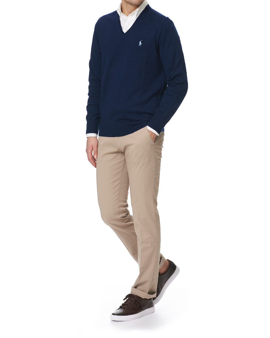 Mies | Puserot | Polo Ralph Lauren Golf | Merino Wool Sweater French Navy