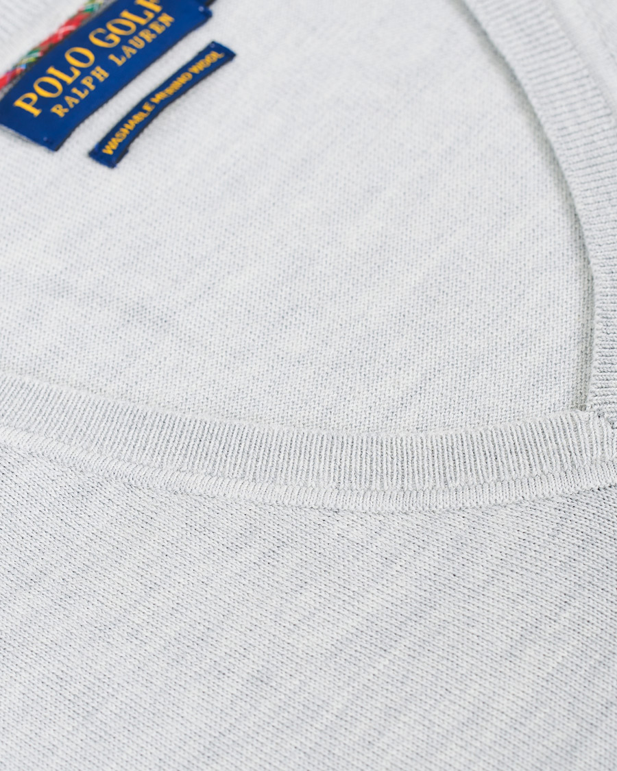 Mies | Puserot | Polo Ralph Lauren Golf | Merino Wool Sweater Light Pebble Heather