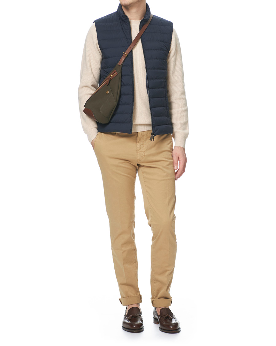 Mies | Takit | Herno | Nuage Matt Nylon Vest Deep Blue