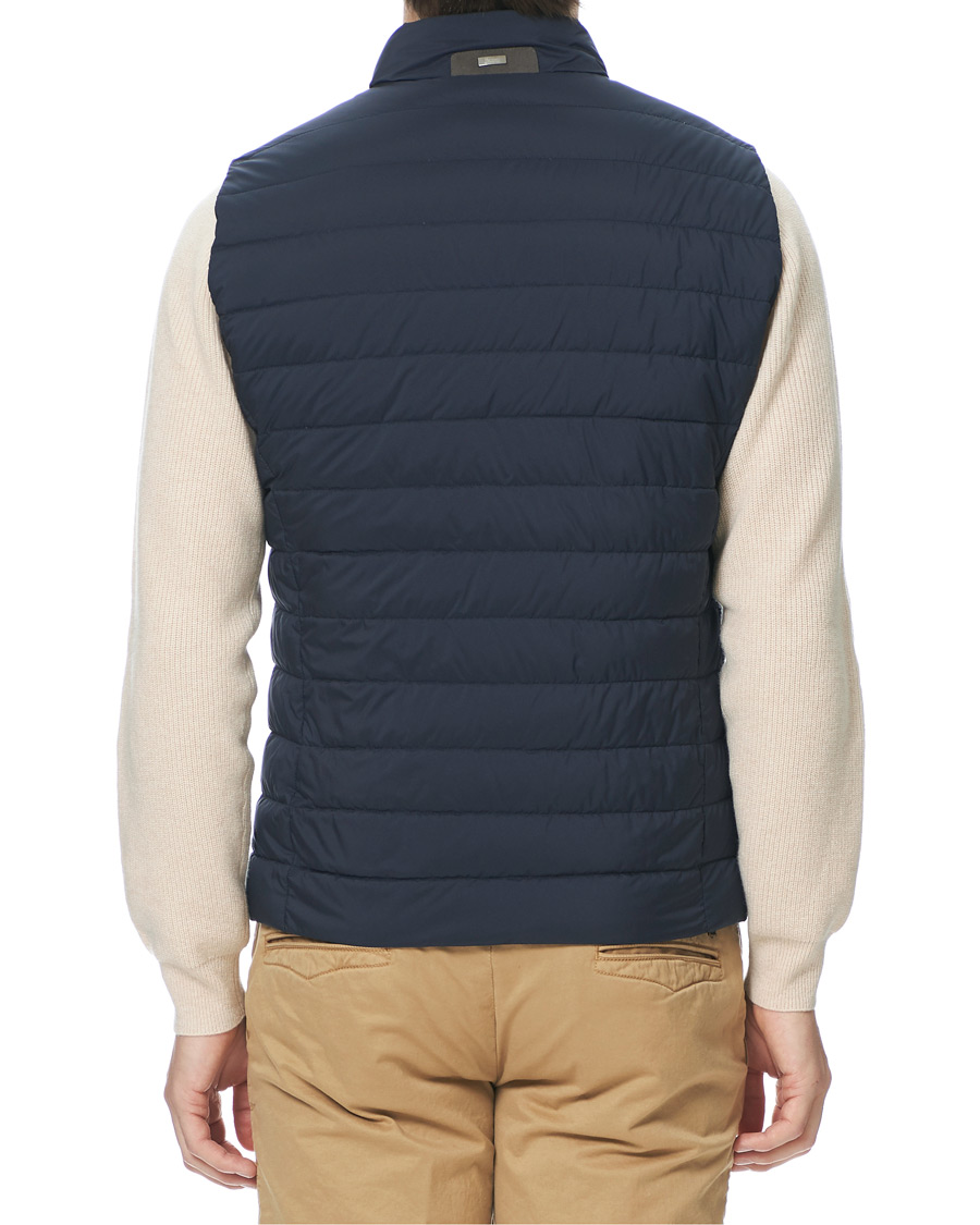 Mies | Takit | Herno | Nuage Matt Nylon Vest Deep Blue