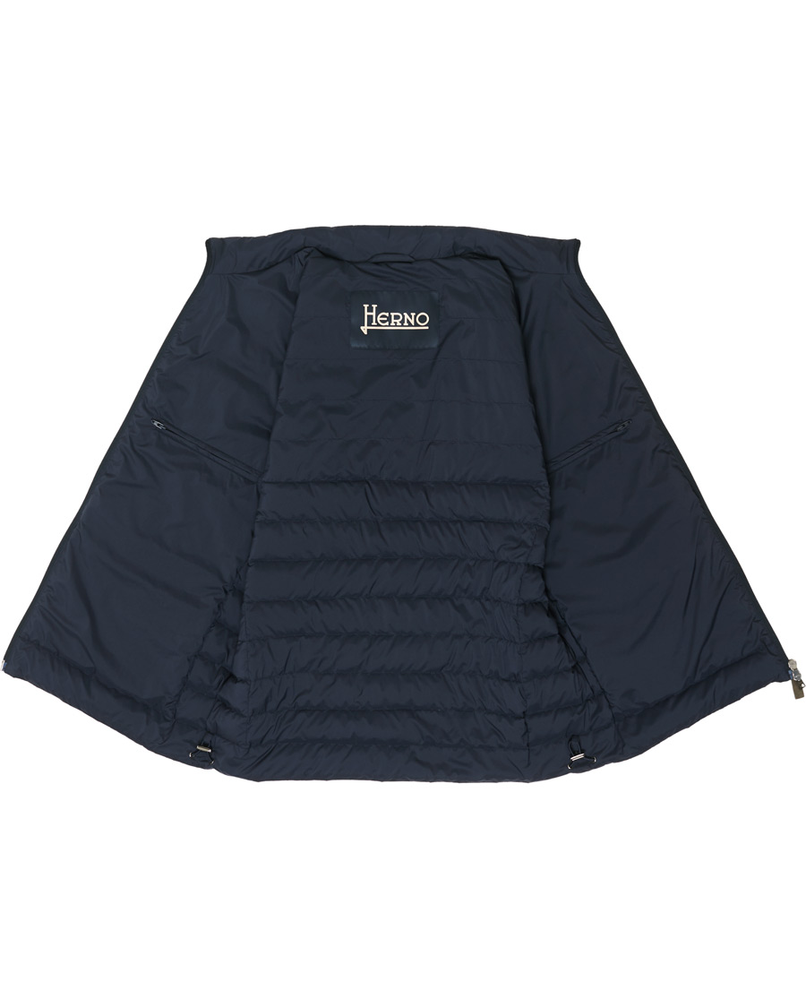 Mies | Takit | Herno | Nuage Matt Nylon Vest Deep Blue