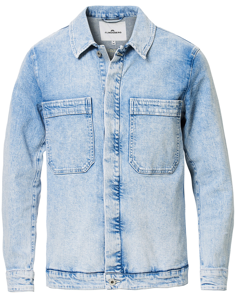 Mies | Takit | J.Lindeberg | Cam Epic Denim Jacket Light Wash