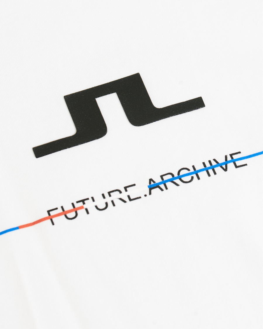 Mies | T-paidat | J.Lindeberg | Dale Distinct Future Archive Crew Neck Tee White