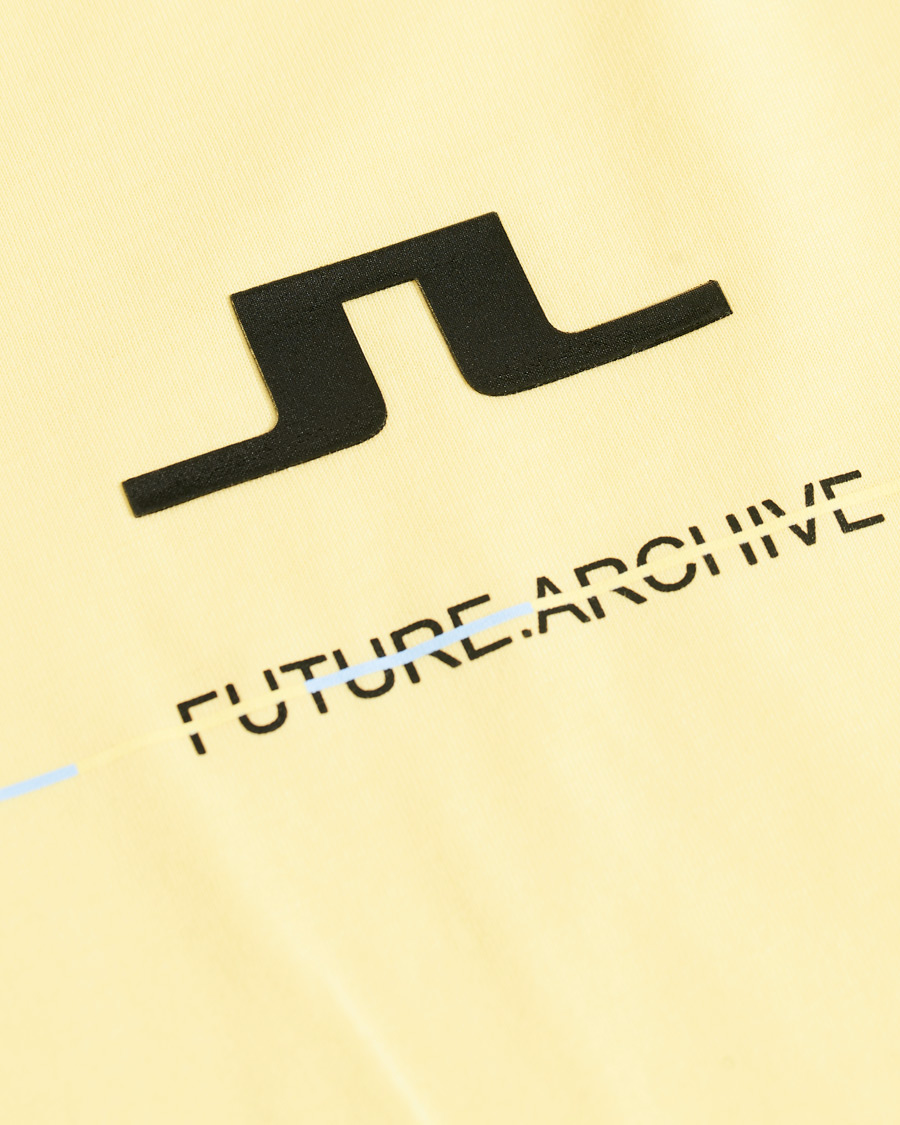 Mies | T-paidat | J.Lindeberg | Dale Distinct Future Archive Crew Neck Tee Yellow