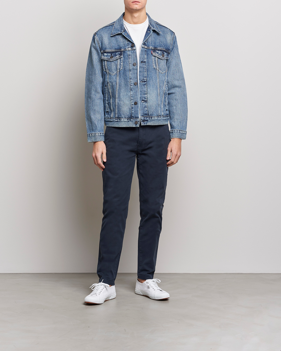 Mies | Housut | Levi's | Garment Dyed Stretch Chino Baltic Navy