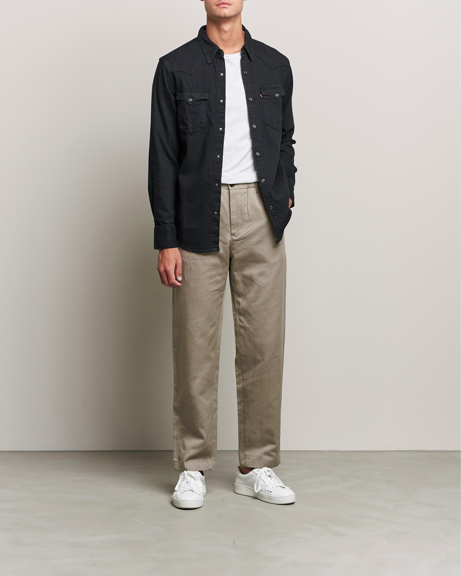 Mies | Kauluspaidat | Levi's | Barstow Western Standard Shirt Marble Black