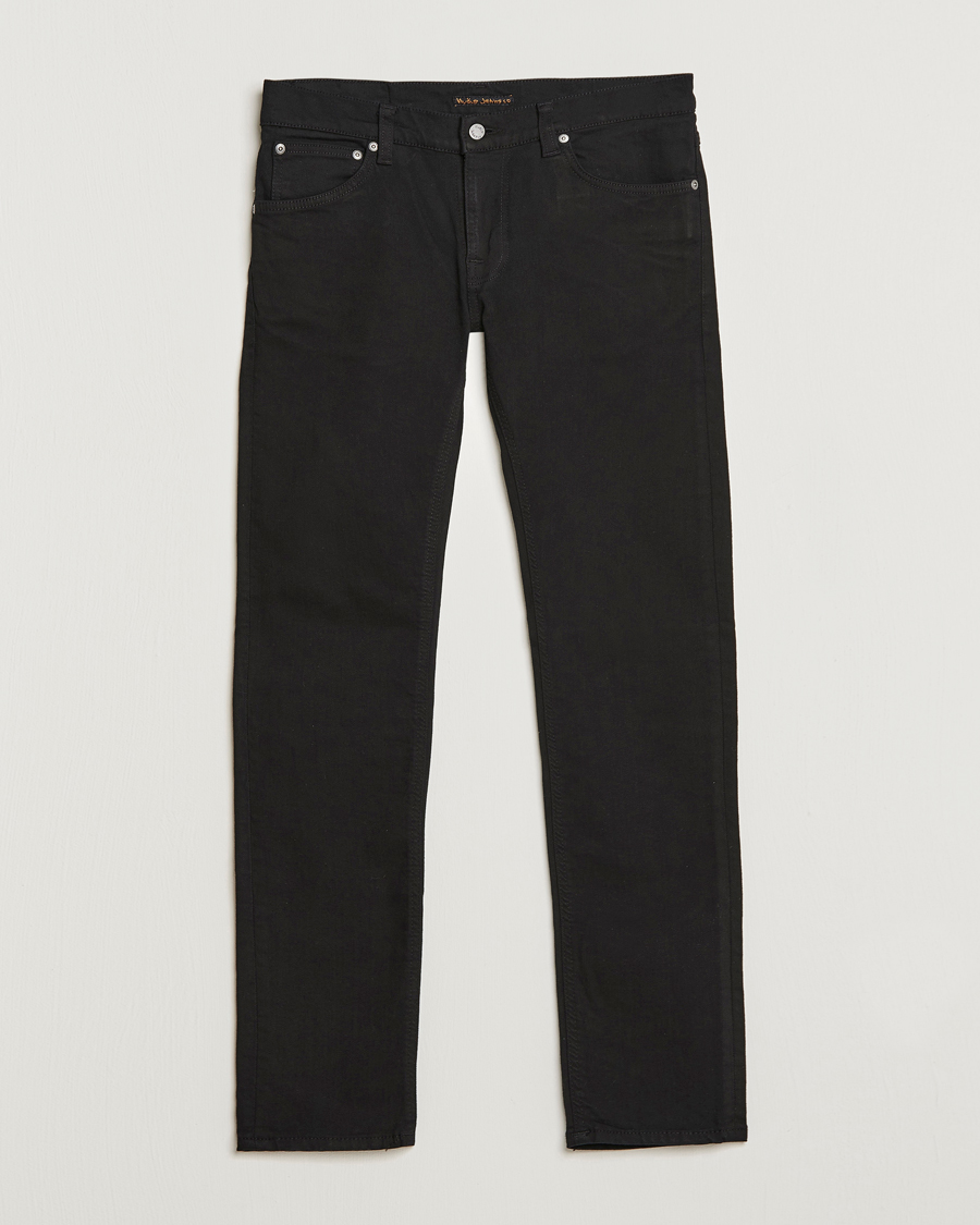 Mies | Slim fit | Nudie Jeans | Tight Terry Organic Jeans Ever Black