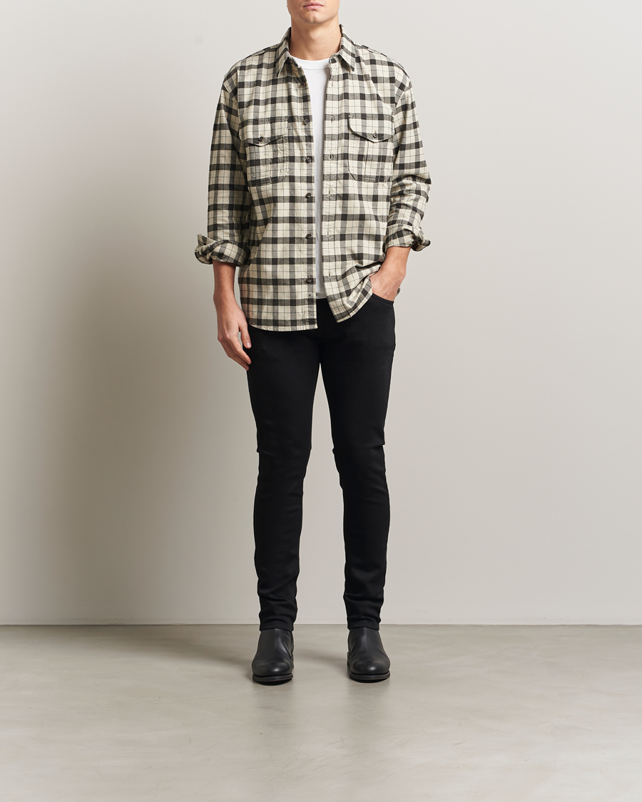 Mies | Farkut | Nudie Jeans | Tight Terry Jeans Ever Black